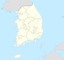 Location of Busan,South Korea