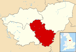 Rotherham shown within South Yorkshire