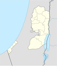 納布盧斯在巴勒斯坦國的位置