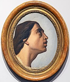 Tête de femme, 1848,Eugène Amaury-Duval
