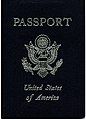 美国2001年版可机读护照封面（普通）