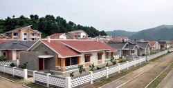 Remote village in Kanggye City