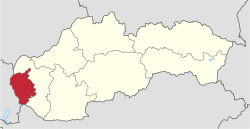 布拉提斯拉瓦州在斯洛伐克的位置