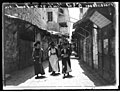 Juifs se rendant au mur (v. 1900-1910).