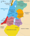 Kingdom of Israel (Samaria) (930-720 BC) and Kingdom of Judah (930-587 BC) in 830 BC.