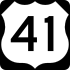 41號美國國道 marker
