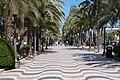 The Esplanade of Spain promenade in Alicante