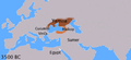 Indo-European languages in 3500 BC.