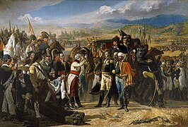 The Surrender of Bailén, by José Casado del Alisal, historical painting about the battle of Bailén in 1808, with a composition based on The Surrender of Breda, by Velázquez.