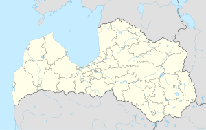 艾納日在拉脫維亞的位置