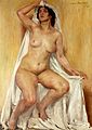 路易斯·科林斯《裸女》，1909年，現藏於格但斯克國家博物館