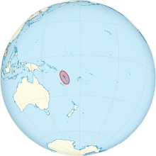 Description de l'image Vanuatu on the globe (Polynesia centered).svg.