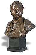 Buste d'Emile Garrisson 1885 - Bronze