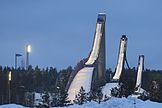 Ski jumping hills in Lahti; also a venue for Ski Jumping WC