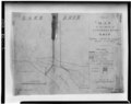 1827年版克里夫蘭港口圖，下方書寫「Part of Cleaveland」，而右下歸檔字樣「Cleveland」。