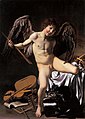 卡拉瓦喬《征服一切唯有愛》，1601至1602年，現藏於畫廊 (柏林)