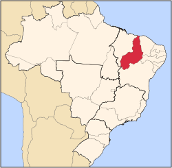 皮奧伊州 Piauí的位置