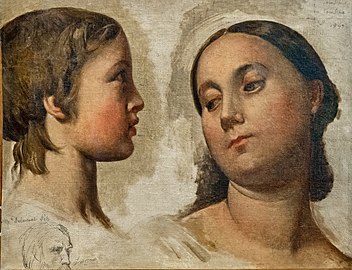 Madame de Lauréal et son fils, vers 1815