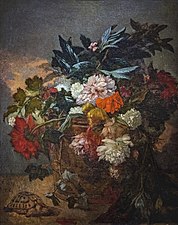 Vase de pivoines , Thomas Couture