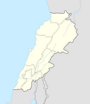 Insariye is located in Lebanon