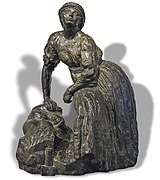 Femme sculpteur au repos, 1905-1908 - Bronze