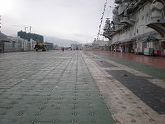 Minsk carrier flight deck