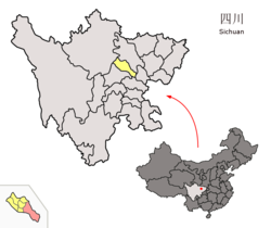 中江县的地理位置