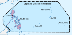 菲律賓都督府位置圖
