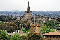 Ormond College from The Law Building