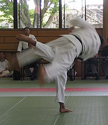 Photo of uchi-mata judo