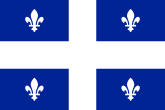 Drapeau du Québec pendant les années 60.
