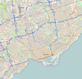 Voir sur la carte administrative de Toronto