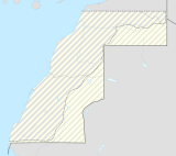 Carte des aéroports du Sahara occidental