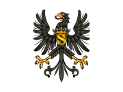 普鲁士公国徽章（1525－1633），带有西吉斯蒙德皇帝的字母“S”