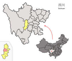 天全县在四川省的位置