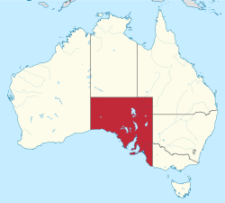 南澳大利亚州在澳大利亚的位置 其他澳大利亚州份与领地