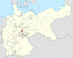 施瓦茨堡-松德斯豪森在德意志帝國中的位置