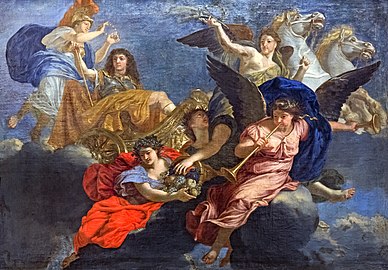 Allégorie à la gloire de Louis XIV - Charles Le Brun