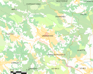 德拉吉尼昂市镇地图