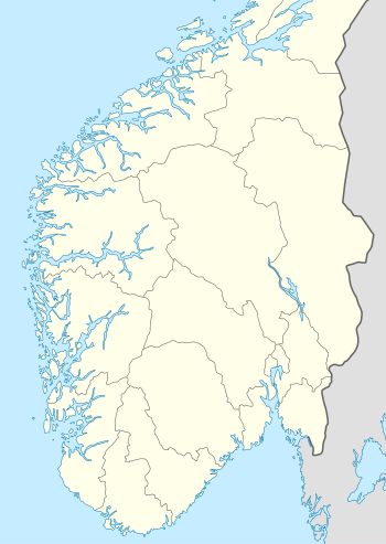 2010 Tippeligaen is located in Norway South