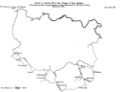 条约附件，显示塞尔维亚边界的变化