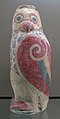 Vase en terre cuite peint en forme de hibou, fin des Han antérieurs. Musée Cernuschi. Page du musée : [2].