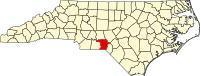 北卡羅萊那州里奇蒙縣地圖