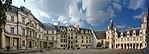Les façades intérieures du château de Blois, de styles gothique, Renaissance et Classique.