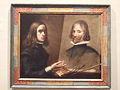 Autoportrait du peintre espagnol Jusepe Martínez (1600-1682) en train de peindre son père.