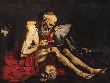 Saint Jérôme lisant - José de Ribera