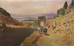 美國畫家哈羅德·韋斯頓（英语：Harold F. Weston）所繪的設拉子古蘭經門