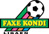 Faxe Kondi Ligaen (1996–97 until 2000–01) Sponsor: Faxe Brewery