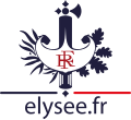 Version du logo utilisée sur le site de l'Élysée en 2012.