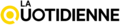 Ancien logo de La Quotidienne de la saison 1 à la saison 3 (de septembre 2013 à juin 2016)
